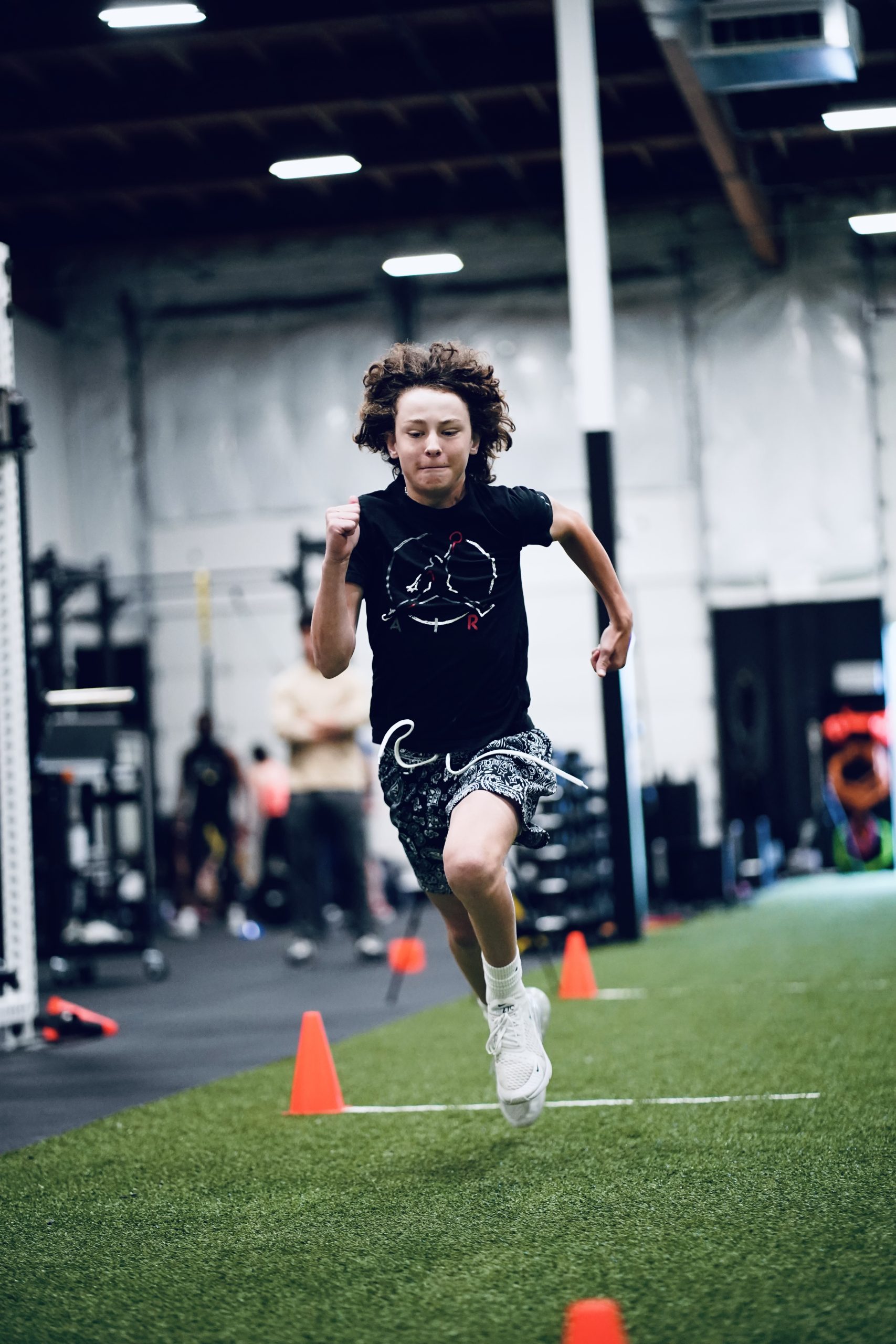 Baseball and softball athletes training at APEX PWR sports performance facility in Tigard, near Portland OR