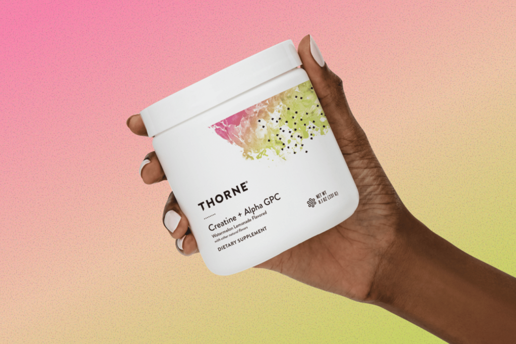 Thorne Creatine + Alpha GPC, Thorne Creatine discount, Thorne Alpha GPC supplement, Thorne Watermelon Lemonade flavor, Thorne Creatine sale, APEX PWR Thorne discount, Thorne performance supplement, Thorne Creatine for focus, Thorne muscle and brain support, Thorne supplement deal