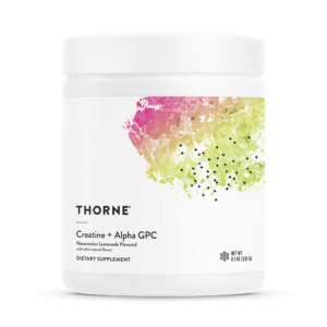 Thorne Creatine + Alpha GPC, Thorne Creatine discount, Thorne Alpha GPC supplement, Thorne Watermelon Lemonade flavor, Thorne Creatine sale, APEX PWR Thorne discount, Thorne performance supplement, Thorne Creatine for focus, Thorne muscle and brain support, Thorne supplement deal
