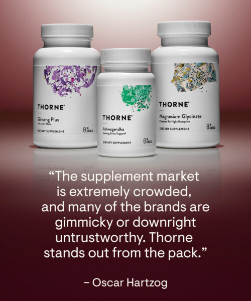 thorne as best supplement
